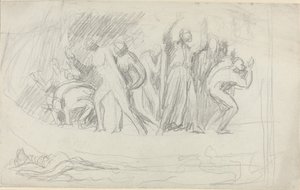 「大洪水」のための習作 作： George Romney