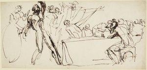 『マクベス』の宴会の場面に登場するバンコーの幽霊に関する考察 作： George Romney