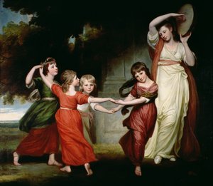 ガワー家、1776-77年頃 作： George Romney