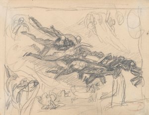 キリストの誘惑 作： George Romney