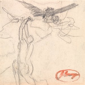 コウモリを追いかけるチタニアのアテンダント 作： George Romney