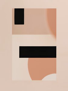 ミニマリズムのバランス、21世紀（絵画） 作： George Rosaly