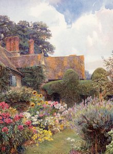 ウスターシャー州クリーブ・プライア（カラーリトグラフ） 作： George Samuel Elgood