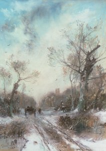 冬の風景 作： George Sheffield