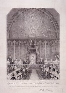 ゴグとマゴグ、ギルドホール、ロンドン、1809 作： George Shepherd