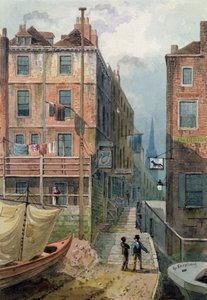 ハンガーフォード階段、1810年頃 作： George Shepherd