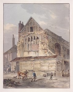 レドンホール チャペル、ロンドン、c1810 作： George Shepherd