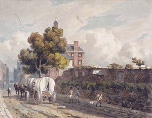 ロンドンの壁、ロンドン、1811 作： George Shepherd