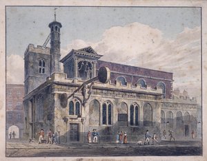 西の聖ダンスタン、ロンドン、1811 作： George Shepherd