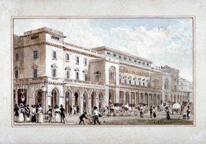 王の劇場、ヘイマーケット、ウェストミンスター、ロンドン、1828 作： George Shepherd