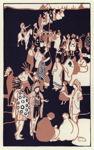 "母の人に会いたい"（カラーリトグラフ 作： George Sheringham