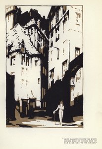 マックス・ベアーボーム著「The Happy Hypocrite」のイラスト（カラーリトグラフ 作： George Sheringham