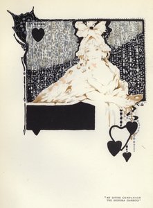 マックス・ベアーボーム著「The Happy Hypocrite」のイラスト（カラーリトグラフ 作： George Sheringham