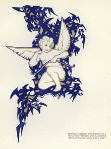 マックス・ベアーボーム著「The Happy Hypocrite」のイラスト（カラーリトグラフ