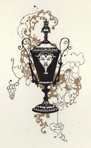 マックス・ベアーボーム著「The Happy Hypocrite」のイラスト（カラーリトグラフ 作： George Sheringham