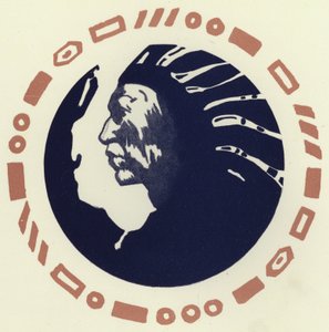 The bad Indian（カラーリトグラフ 作： George Sheringham