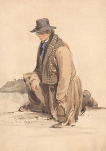 ひざまずく男 作： George Smith