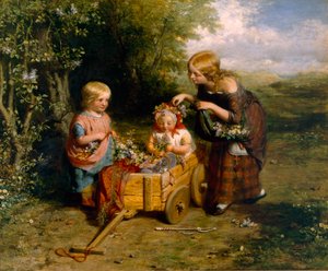 春の花、1851年。 作： George Smith