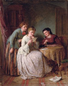 聖バレンタインの前夜、1871 作： George Smith