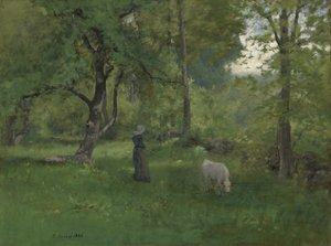 緑の風景、1886