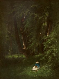 森の中で 作： George Snr. Inness