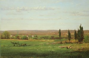イーグルスウッドの近く、1869 作： George Snr. Inness