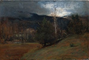 11月、アディロンダックス、1885年頃 作： George Snr. Inness