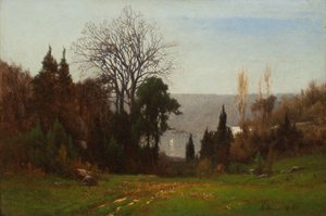 パリセーズの反対側 作： George Snr. Inness