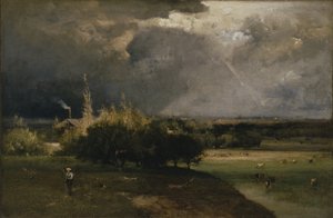 1879年頃の嵐 作： George Snr. Inness