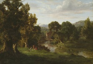 オールドミル、1849年 作： George Snr. Inness
