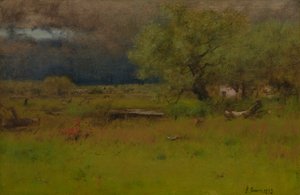通り過ぎる嵐 1892年 （油彩・キャンバス） 作： George Snr. Inness