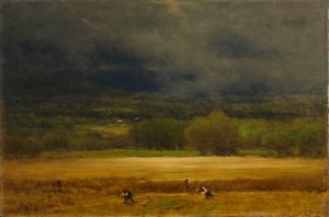 麦畑 1875-77年頃 油彩・カンヴァス 作： George Snr. Inness
