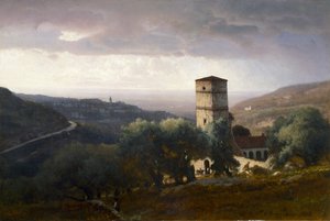 チボリからのローマの眺め 作： George Snr. Inness