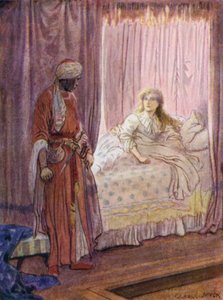 デスデモナは目覚め、オセロを見つめた 作： George Soper