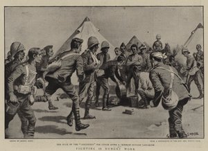 戦いは空腹の仕事です