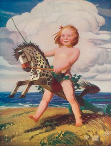 趣味の馬、c1915、1932 作： George Spencer Watson