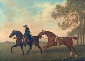 2つのハック、1789 作： George Stubbs
