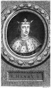 イングランド王、ヘンリー1世。 作： George Vertue