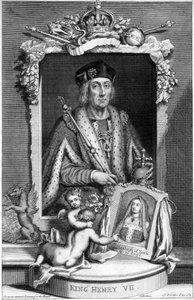 イングランドのヘンリー7世、18世紀。 作： George Vertue