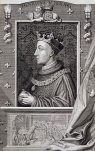 ケンジントン宮殿での絵画の後のヘンリー5世（1387-1422） 作： George Vertue