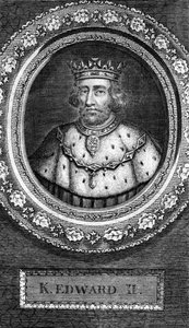 イギリスのエドワード2世王、18世紀。 作： George Vertue