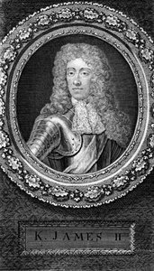 イギリスのジェームズ2世、18世紀。 作： George Vertue