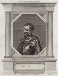 スペインのフィリップ2世王 作： George Vertue