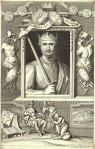 征服王ウィリアムの肖像 作： George Vertue