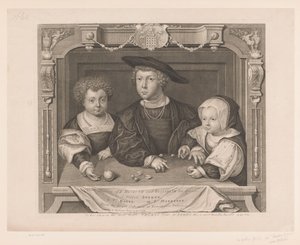 ポートレット・ヴァン・ドロテア、ヨハン・エン・クリスティーナ・ヴァン・デネマーケン K. Henry VII とエリザベス女王の 3 人の子供。 I.アーサー王子、II。 広報 ヘンリー、III。 Ps。 マーガレット (オブジェクトのタイトル) Portretten van de Tudors (シリーズタイトル) 歴史的肖像画 (シリーズ 作： George Vertue