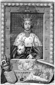イギリス国王リチャード2世。 作： George Vertue