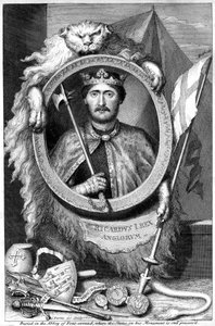 イギリス国王リチャード1世。 作： George Vertue