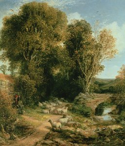 牧歌的なシーン、1865 作： George Vicat Cole