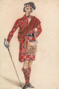 Scotsman with Sword; Highland Chieftainin moderni mekko 作： George Walker