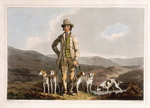 ロバートハヴェル長老によって刻まれた犬のブレーカー、1814年にロビンソンと息子、リーズによって公開